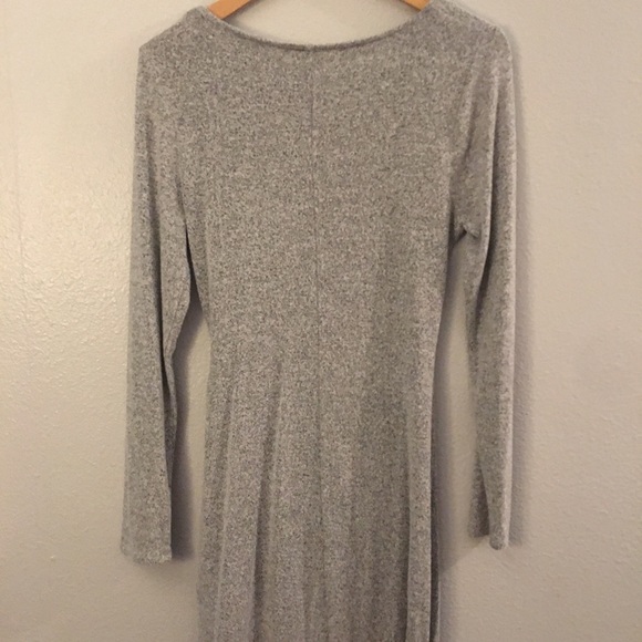 Gray sweater dress - Picture 2 of 2